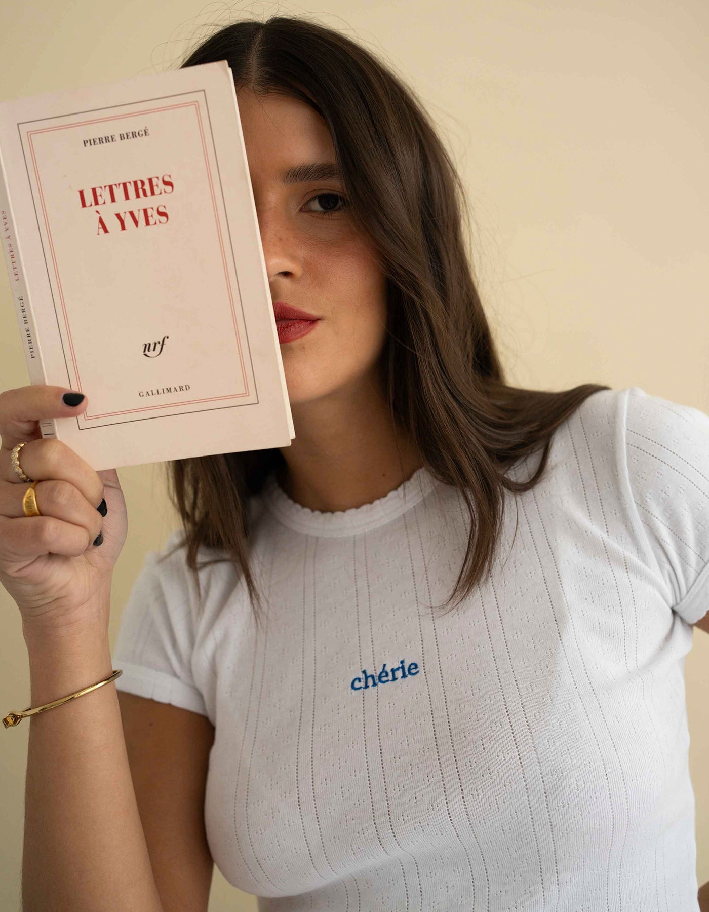 Chérie Baby Tee in Pointelle - Le Mot