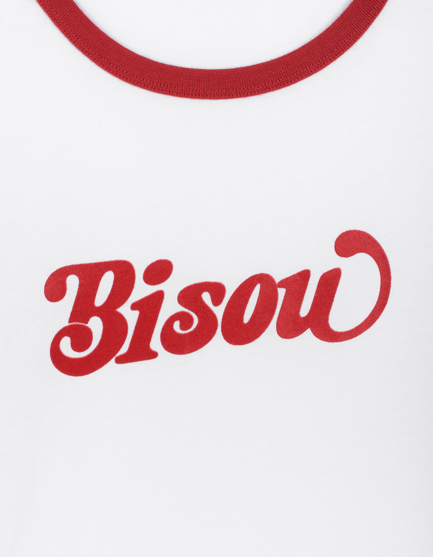 Ringer t-shirt Bisou - Le Mot