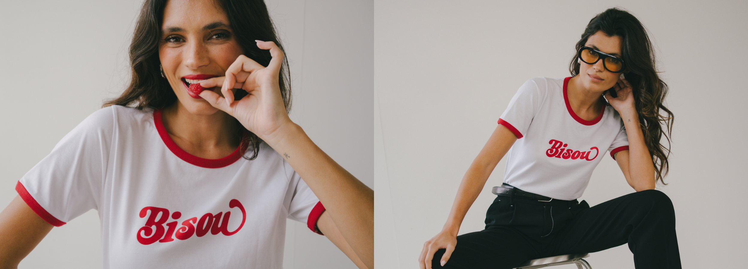 Bisou Women's Ringer T-shirt