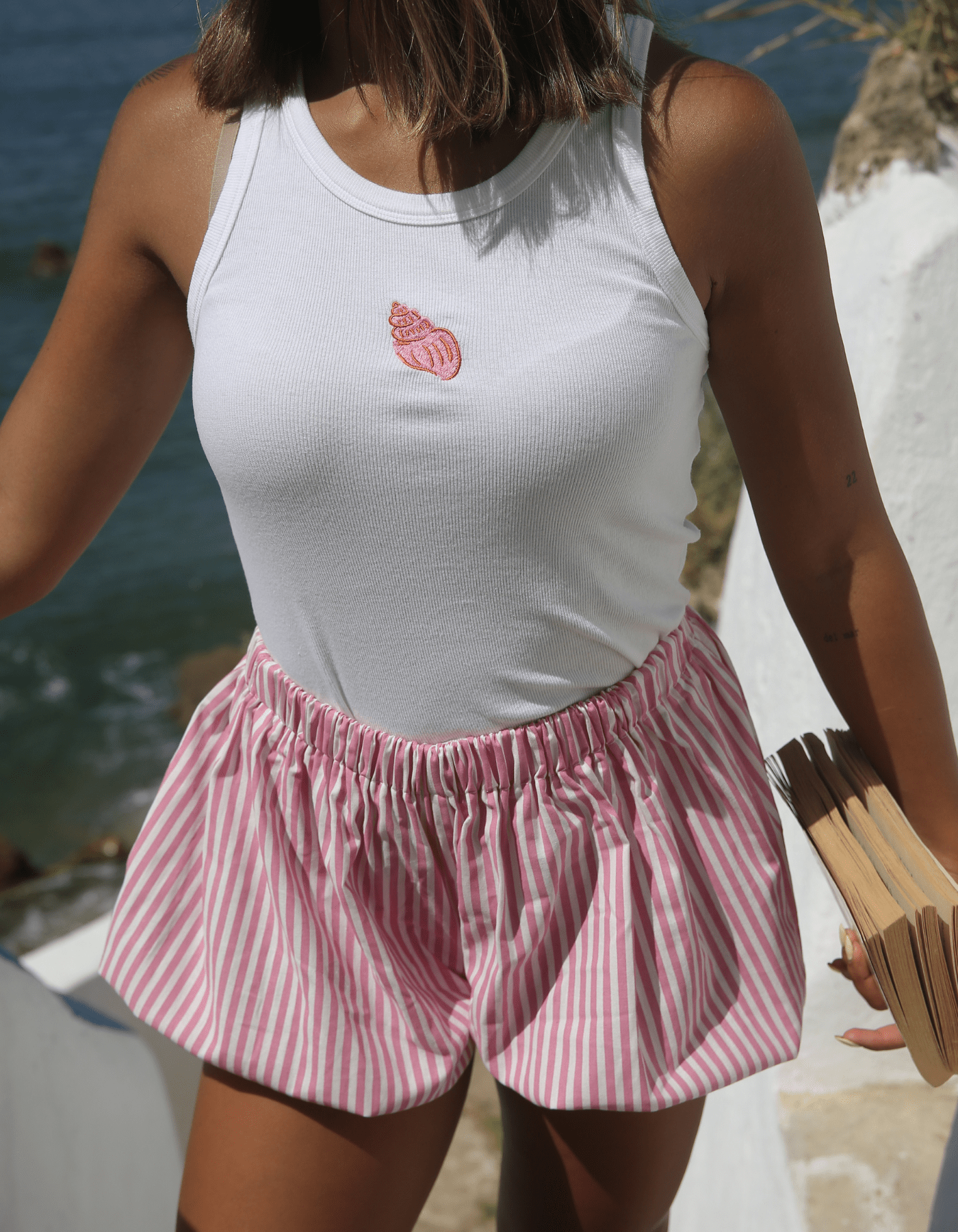 Riviera balloon shorts in pink - Early Access - Le Mot