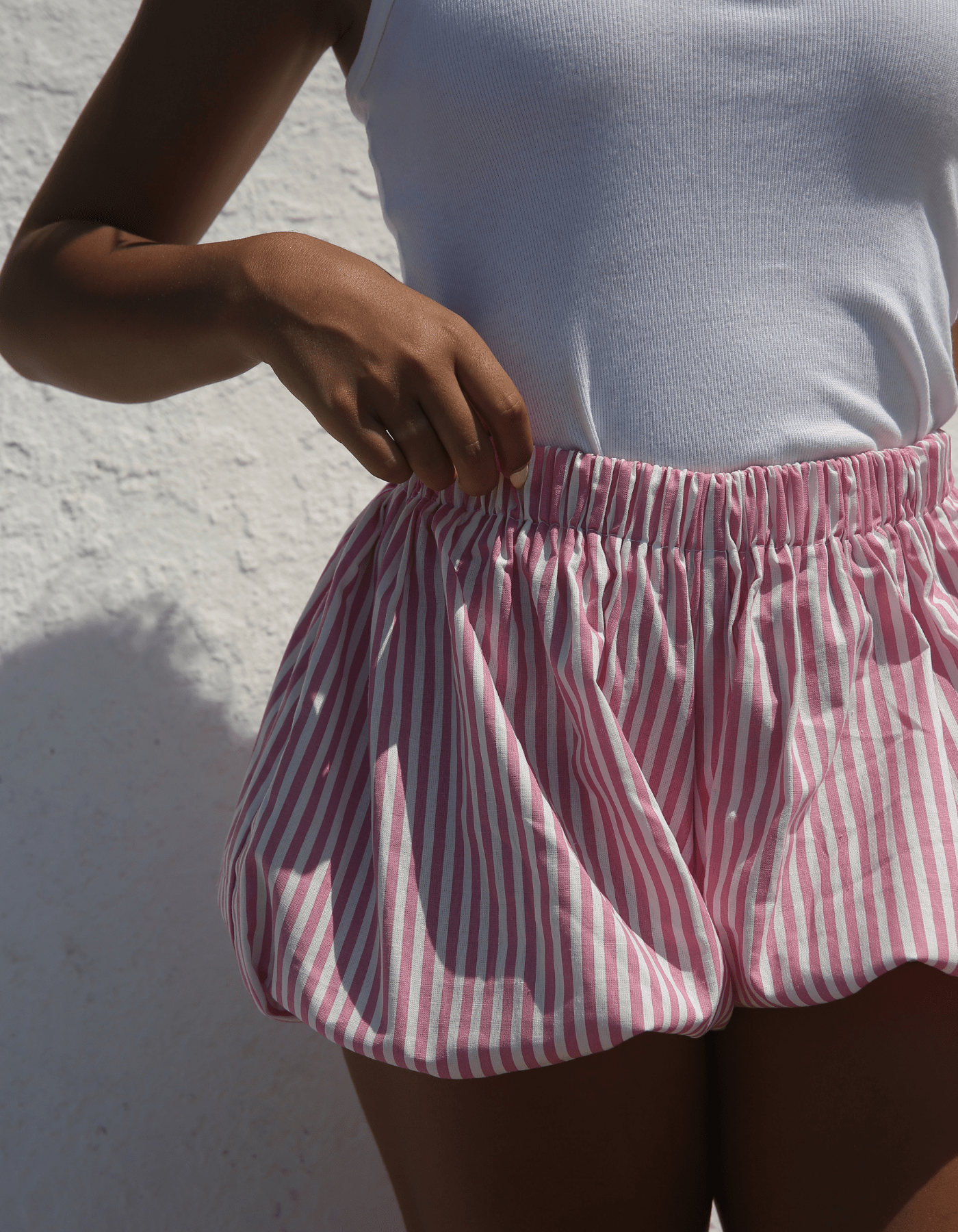 Riviera balloon shorts in pink - Early Access - Le Mot