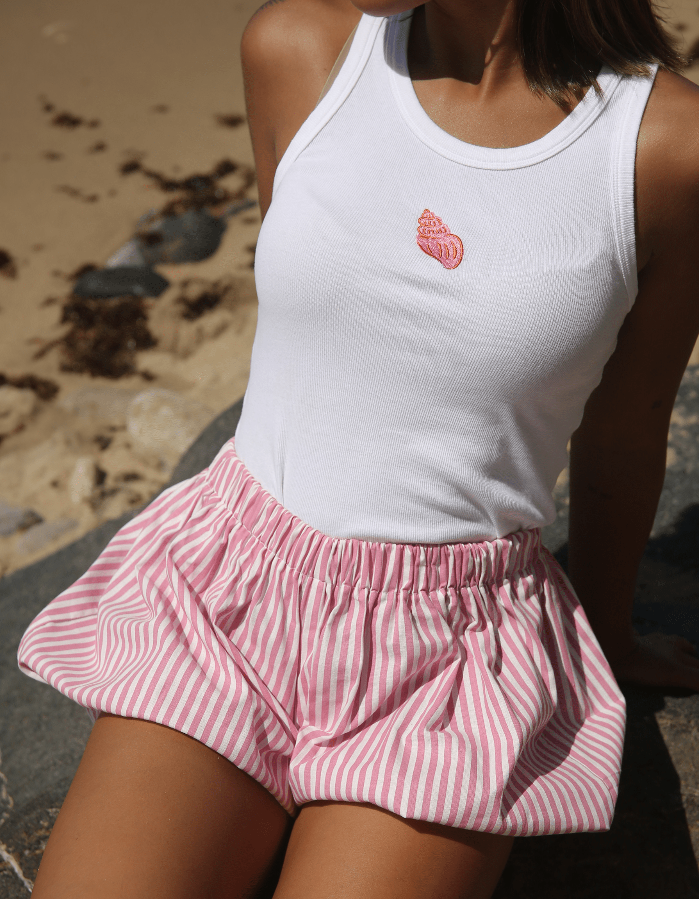 Riviera balloon shorts in pink - Early Access - Le Mot
